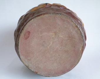 アンティークの巨大な容器 丹波花瓶・壺 日本製 丹波焼 灰釉陶器 江戸