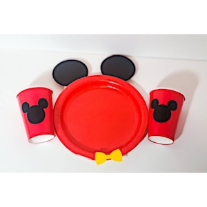 Mickey Mouse Plates and Cups