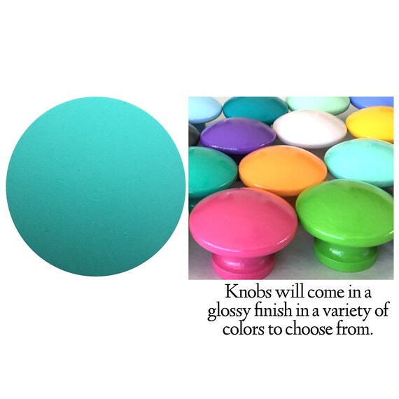 Turquoise Knob Colorful Drawer Knobs Decorative Knobs Dresser Etsy