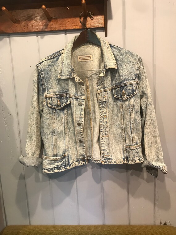 Vintage Acid Wash Unisex Jean Jacket