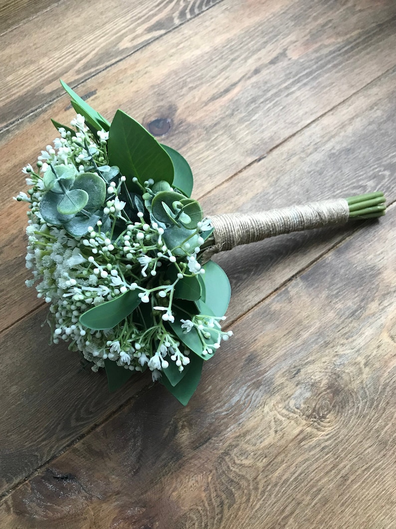 Artificial Baby's Breath Bouquet Gypsophila Bouquet Etsy