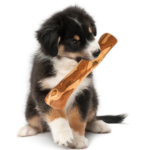 Healthy olive wood chewing bon for your dear dog+ Free Wood Wax