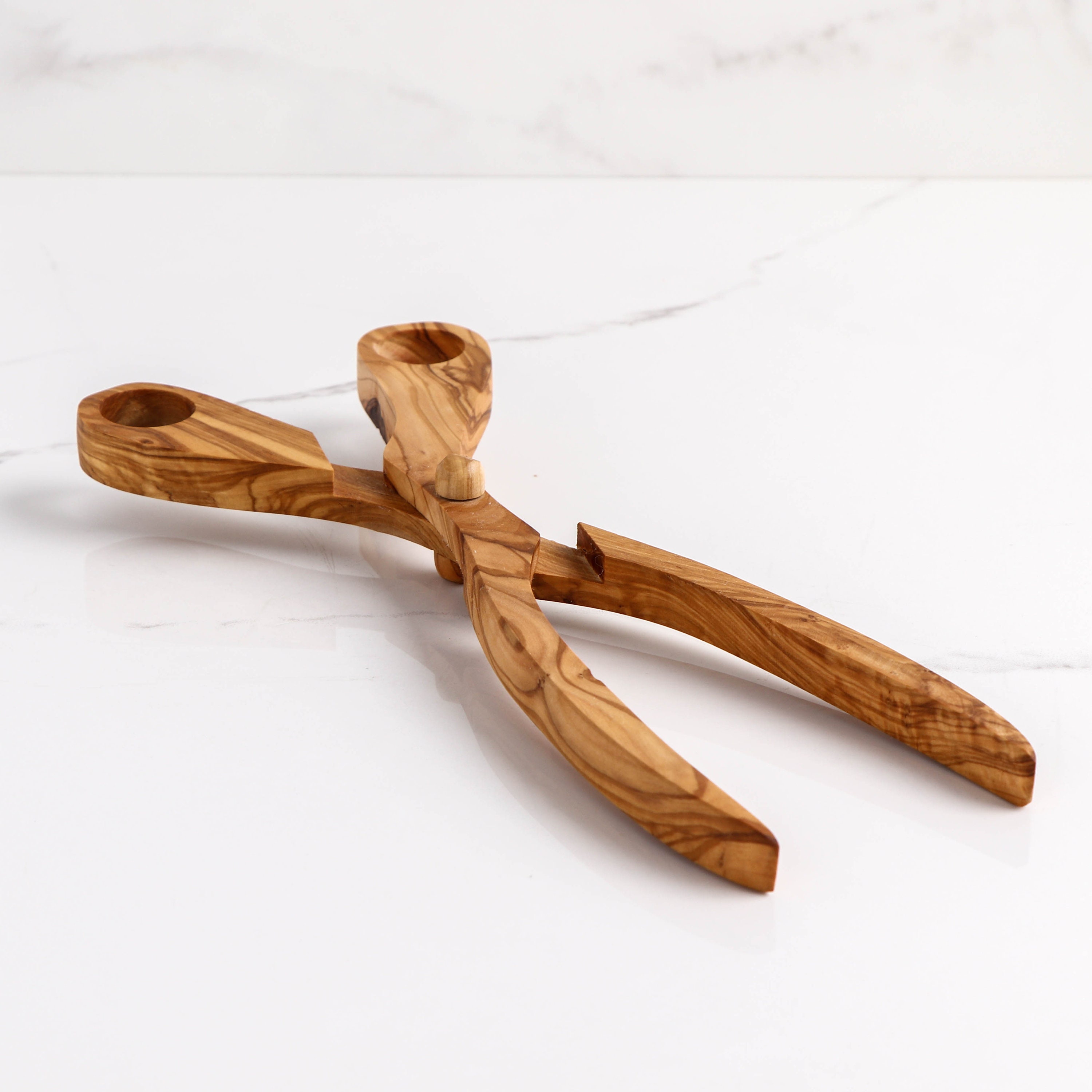 Olive wood salad tongs Wood toast tongs Bread Tongs Free Etsy