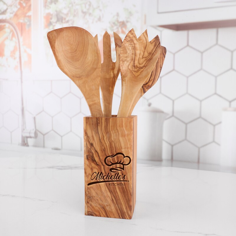 Wooden Kitchen Utensils - Etsy
