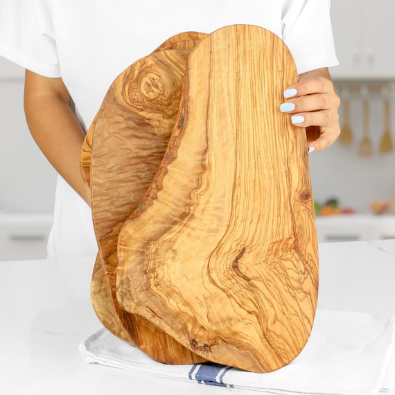 Bulk Olive Wood Cutting Boards Handmade, Wholesale Wooden Chopping Board Set  FREE Wood Beeswax 