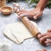 Olive Wood Rolling Pin for Bakery & Pastry, Handmade Wooden Rolling Pin (Free Organic Wood Conditioner) 