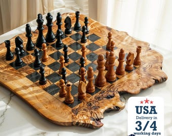 スワロフスキーチェスセット（ボード付き） - 高級ケース - 外箱