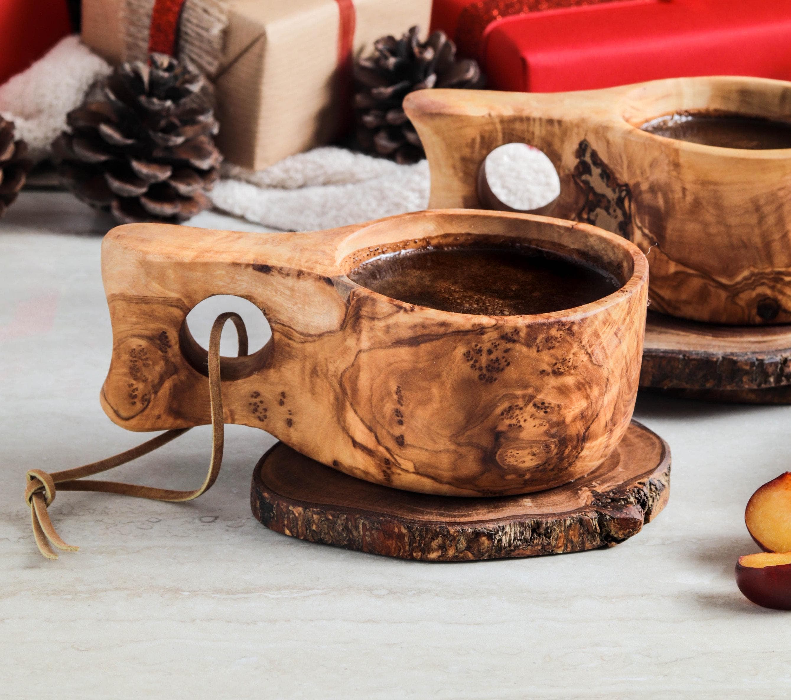 送料コミ追跡アリ◆新品◆パスファインダー スクール ククサ★Pathfinder School Wooden Kuksa Amazon.com: 2 Pack Wooden Cup Kuksa Cup Handmade Wooden