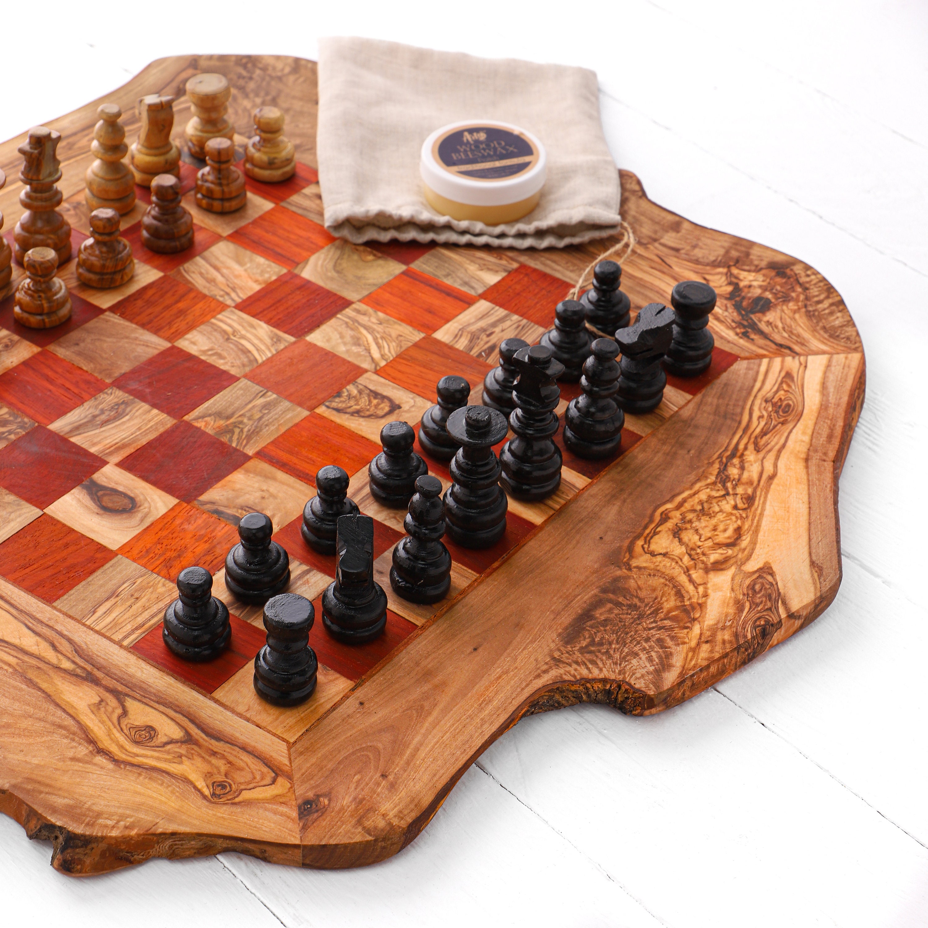 Board Games Toys & Games Handmade vintage wooden chess board