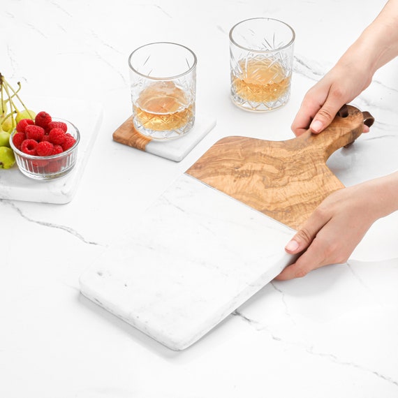 Thick Wood Cutting Board with Handles - Artisraw