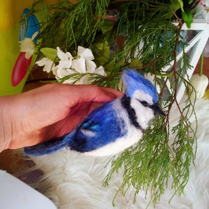 Needle felted birds. Spring birds. Easter Birds home decor. Needle felted animals. Birds ornament. Needle felted Christmas ornament.