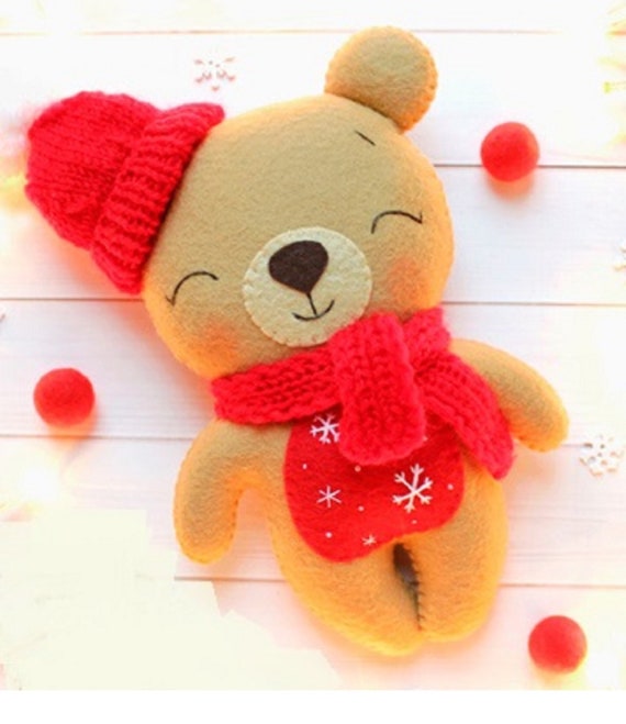 felt teddy bear pattern