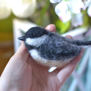 Needle felted birds. Spring birds. Easter birds. Birds home decor. Needle felted animals. Birds ornament. Needle felted Christmas ornament. image 5