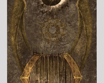 The Moon tarot art print