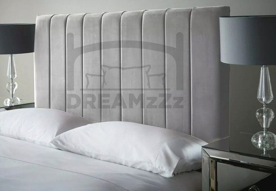 Plush velvet 9panel headboard 20 3ft 4ft 4ft6 5ft 6ft Etsy