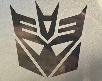 Decepticon Decal 5 in x 5 in vinyl sticker