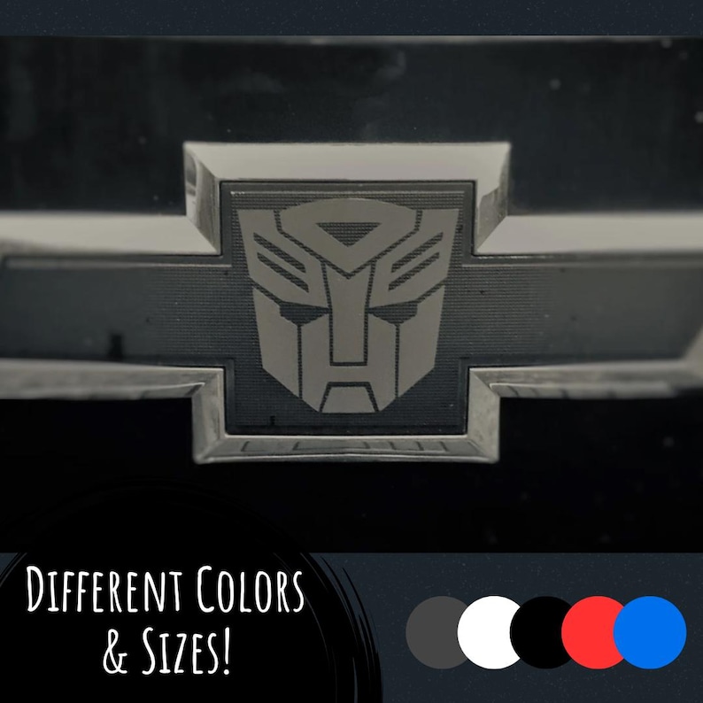 Autobot Decal 2.5 in X 2.5 in Vinyl Sticker - Etsy