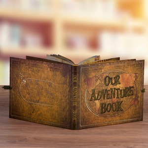 Our Adventure Book, Pixar UP Movie Scrapbook, DIY Wedding Photo Album,  Anniversary Gifts, 29 x 19cm, 80 Pages