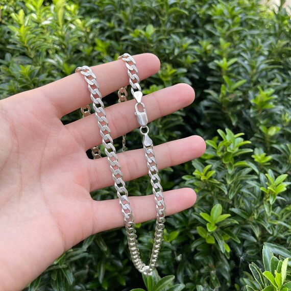 Sterling Silver Curb Link Chain 20.5 
