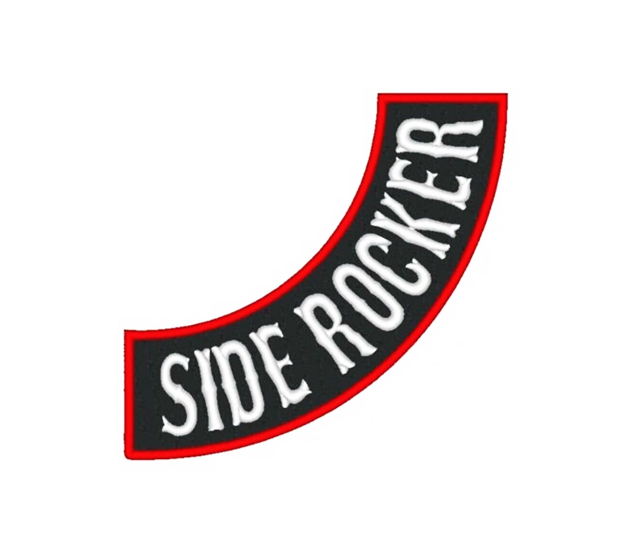 Custom Embroidered SIDE ROCKER Motorcycle Biker Rider MC Sew Etsy