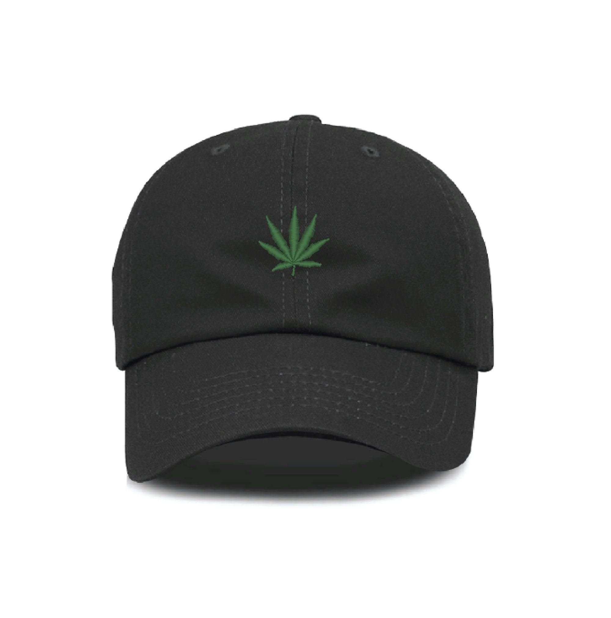 Custom Embroidered Weed Marijuana Leaf Cotton Baseball Dad | Etsy