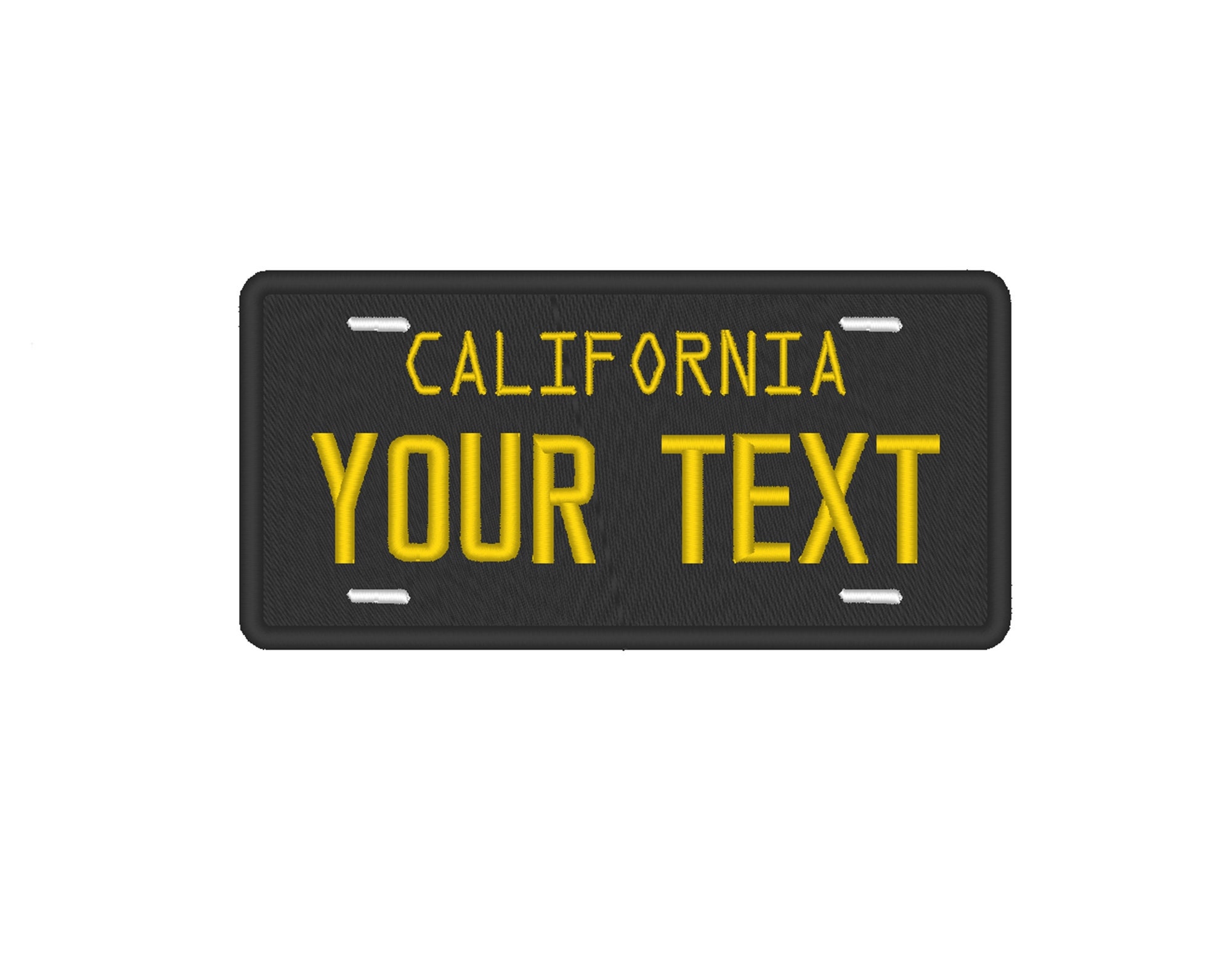 4 x 2_Custom California Black Legacy License Plate Etsy