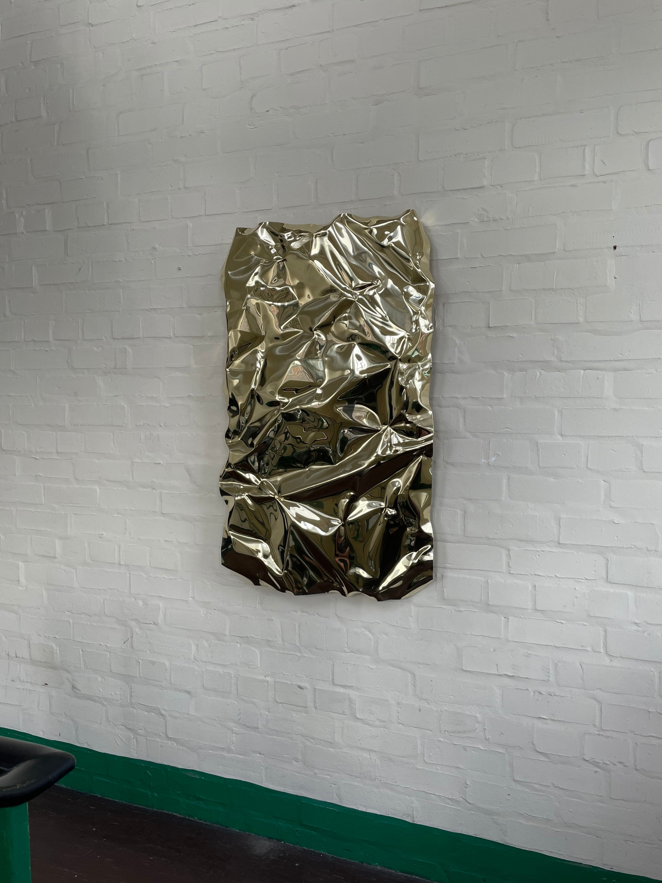 Art Sculpture Gold Wall Art Brass Art Metal Artwork Etsy