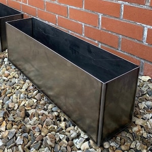 metal planters steel planter outdoor planter steel plant pot plant pots metal plant pot steel planting pots large plant pots image 1