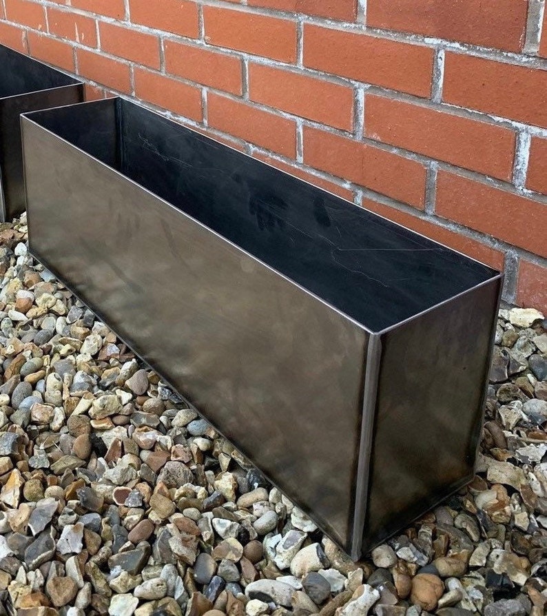 metal planters steel planter outdoor planter steel plant pot plant pots metal plant pot steel planting pots large plant pots image 1