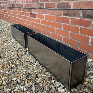 metal planters steel planter outdoor planter steel plant pot plant pots metal plant pot steel planting pots large plant pots image 3