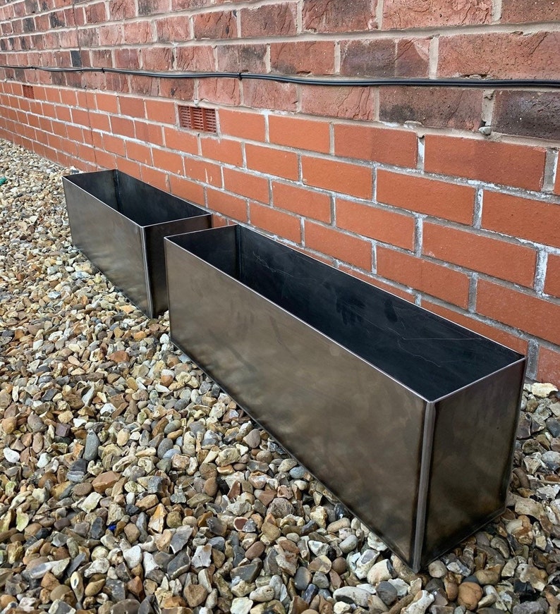 metal planters steel planter outdoor planter steel plant pot plant pots metal plant pot steel planting pots large plant pots image 3