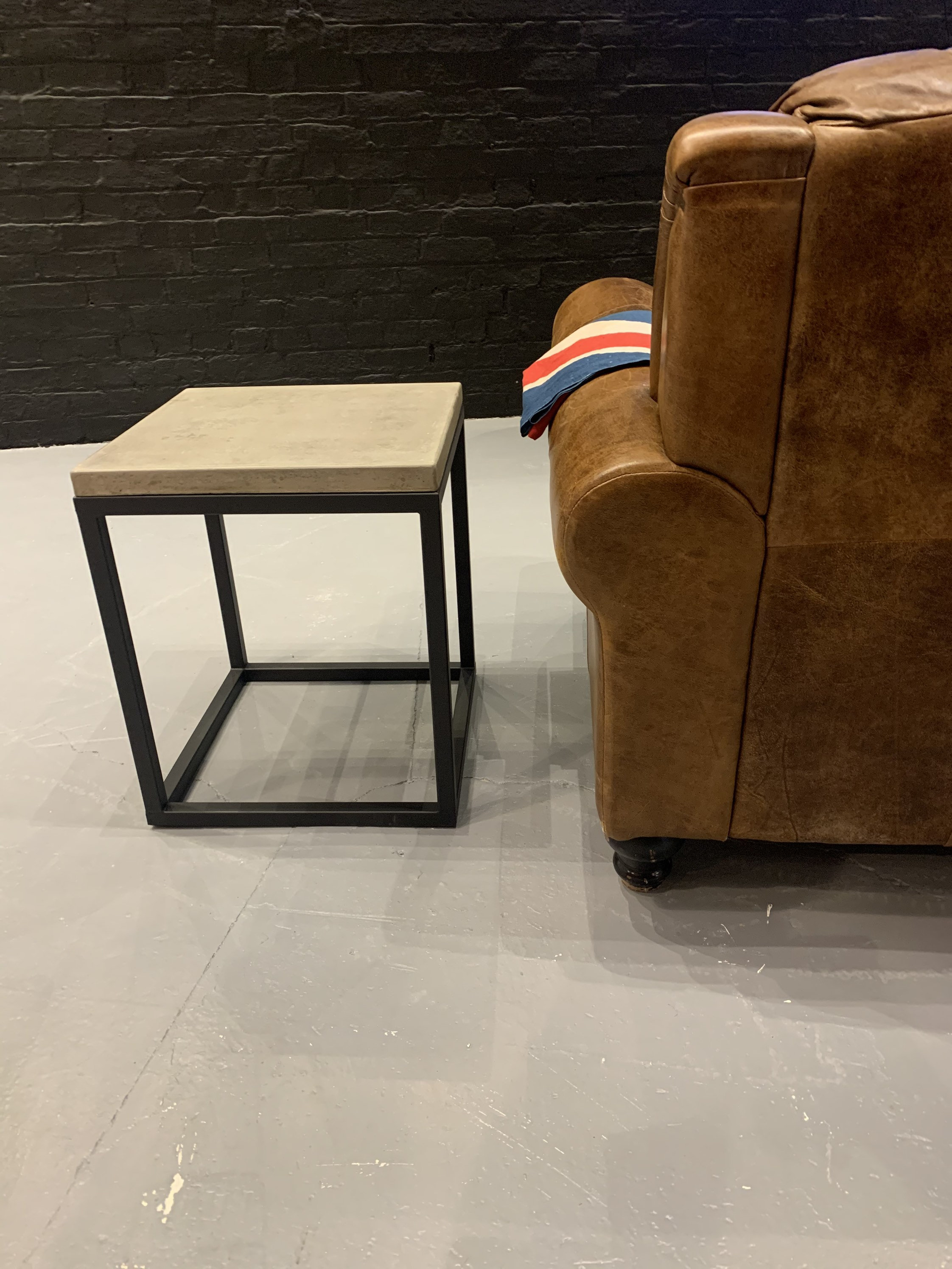 Concrete Coffee Table Concrete Side Table Industrial Table Bedside