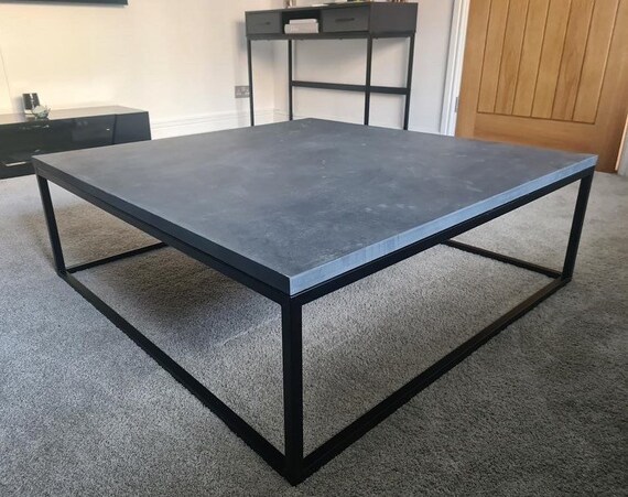 Slate stone outlet coffee table