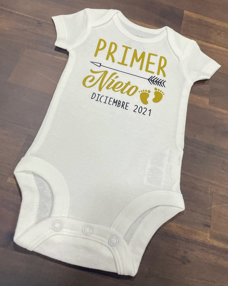 Primer Nieto First Granchild Spanish Hola Abuelo Hola Etsy