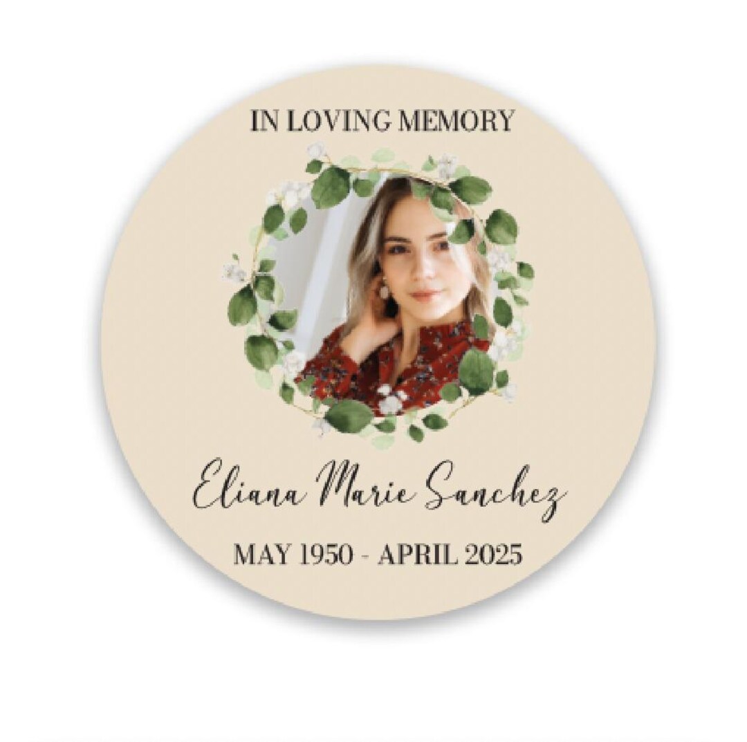 Memorial Stickers - in Loving Memory of - Custom Stickers ...