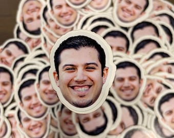 Face confetti | face party decor-  personalized confetti - first birthday decor - 30th bday birthday decorations - custom face confetti (50)