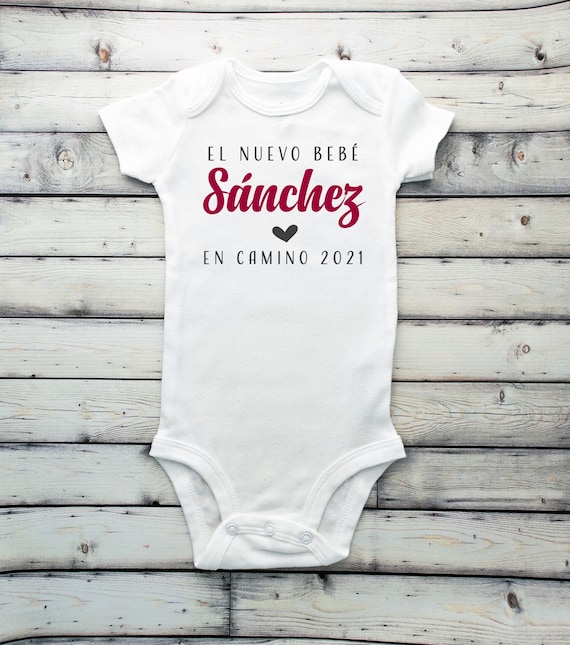 El Nuevo Bebe Camisa Para Revelacion De Genero Pregnancy Etsy