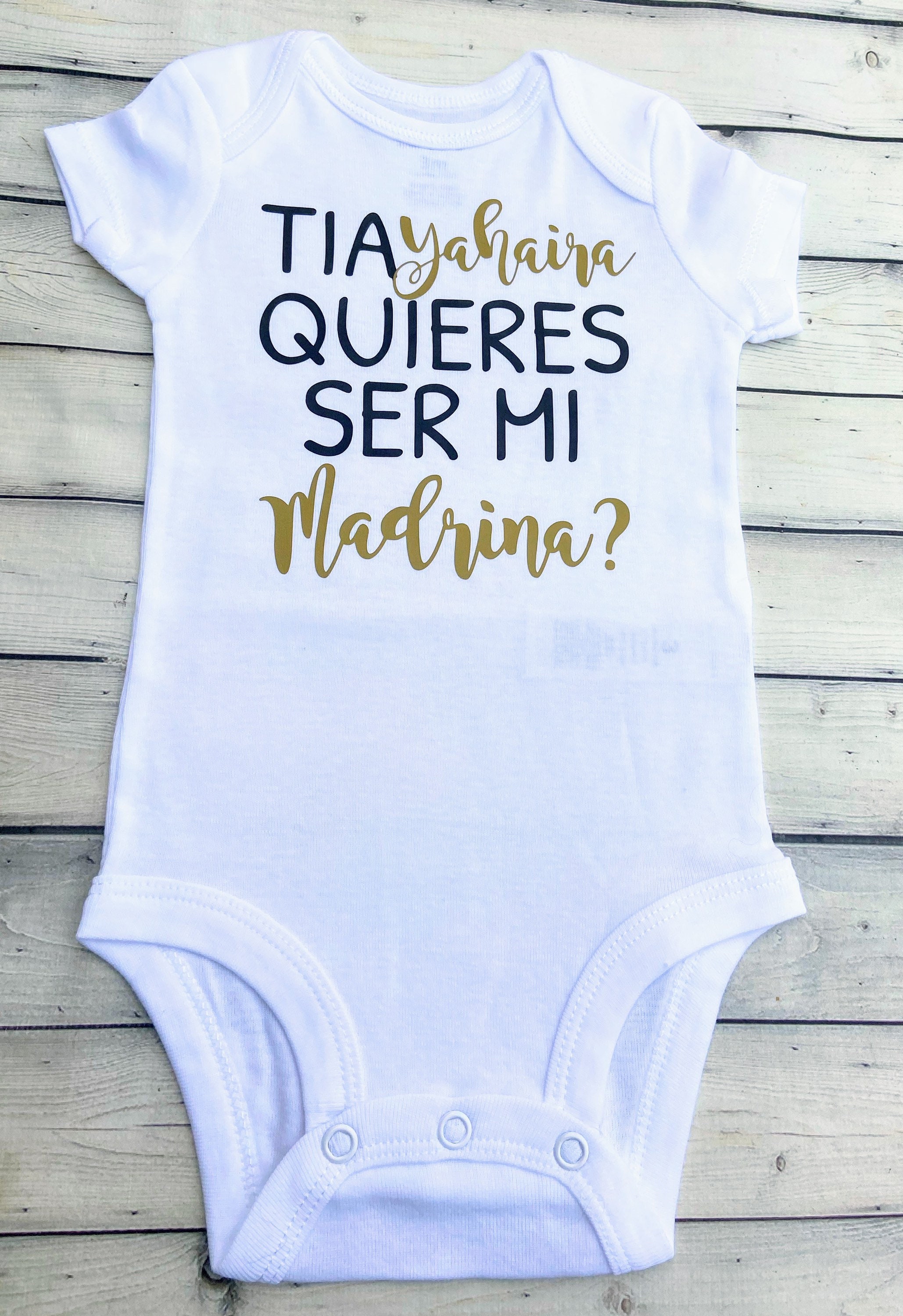 Tia Quieres Ser Mi Madrina Will You Be My Godmother - Etsy