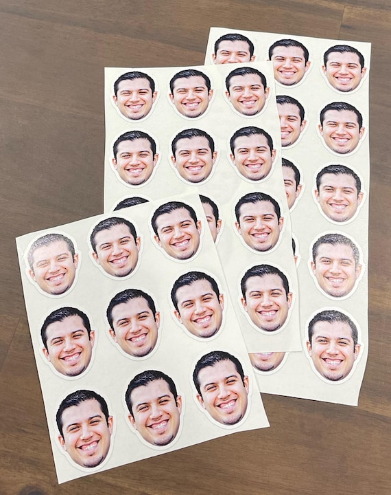 Custom Face Stickers Etsy