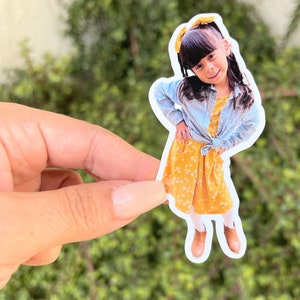 Custom Portrait Stickers - Personalized Stickers - Baby Stickers - Picture sticker - wedding sticker - friend sticker - pet stickers - favor
