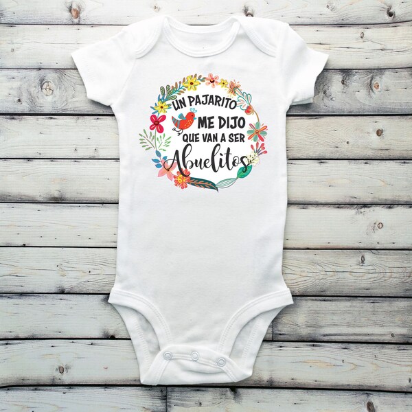 Pregnancy Announcement in Spanish Etsy