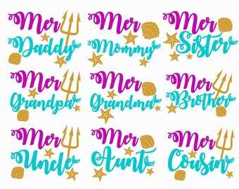 Free Free 58 Mermaid Family Svg SVG PNG EPS DXF File