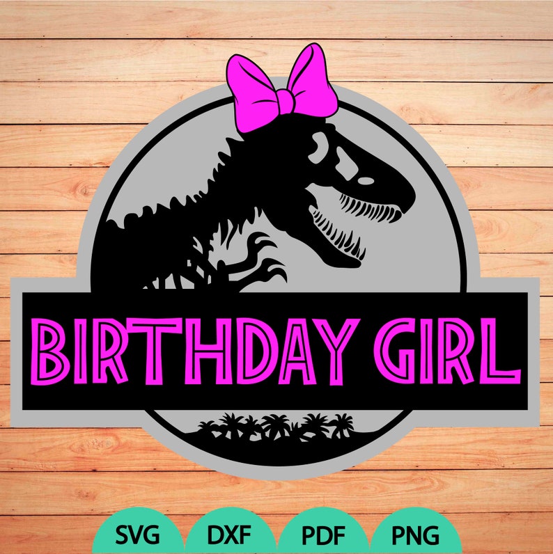 Download T-rex birthday girl svg Dino birthday girl svg T-rex girl ...