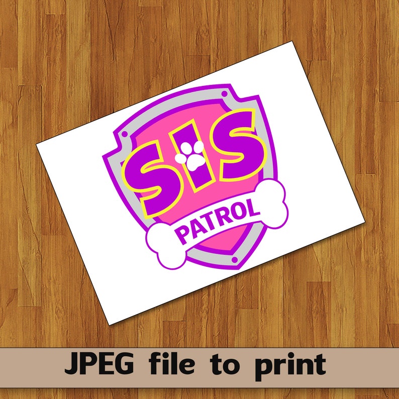 Download Sis Patrol logo svg Dad Mom Patrol logo svg Family Patrol svg | Etsy