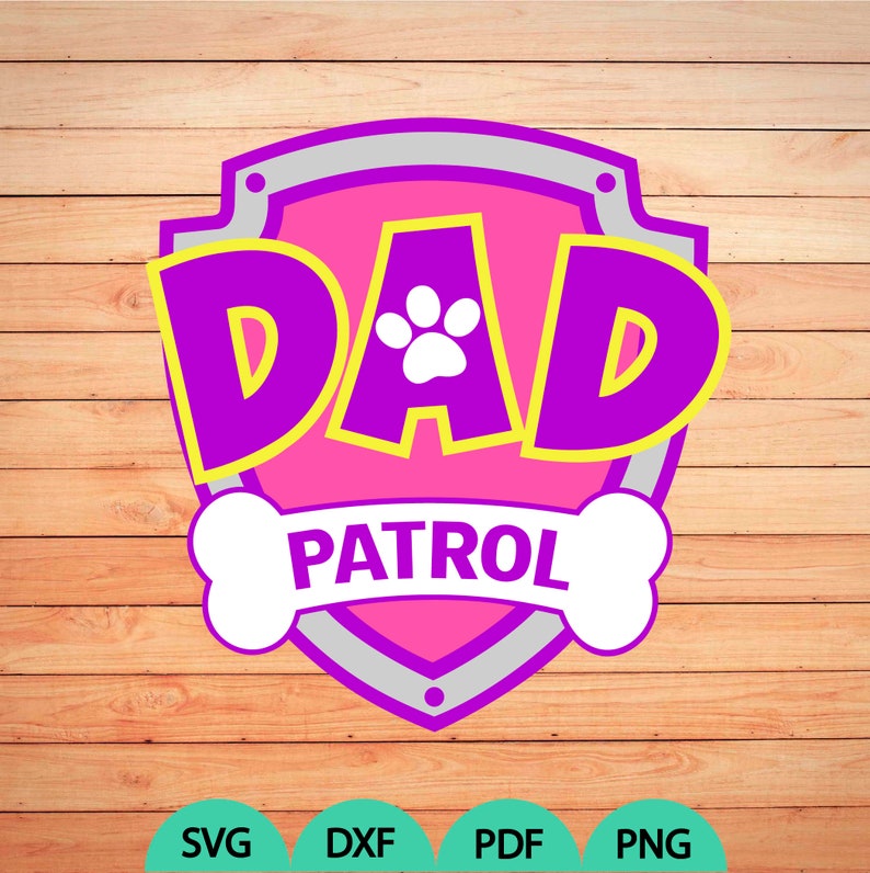 Download Papa Patrol logo svg Patrol anniversaire svg DIY Dad Patrol | Etsy