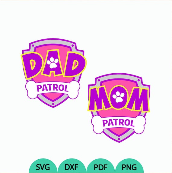 Download Mom Patrol Logo Svg Dad Patrol Logo Svg Patrol Logo Svg Family Etsy