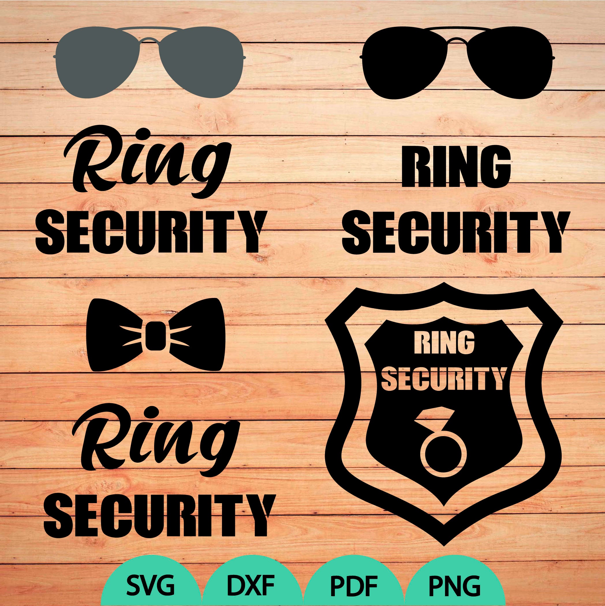 Ring Security Svg 4 Ring Security Clipart Ring Securit Vector Etsy Canada