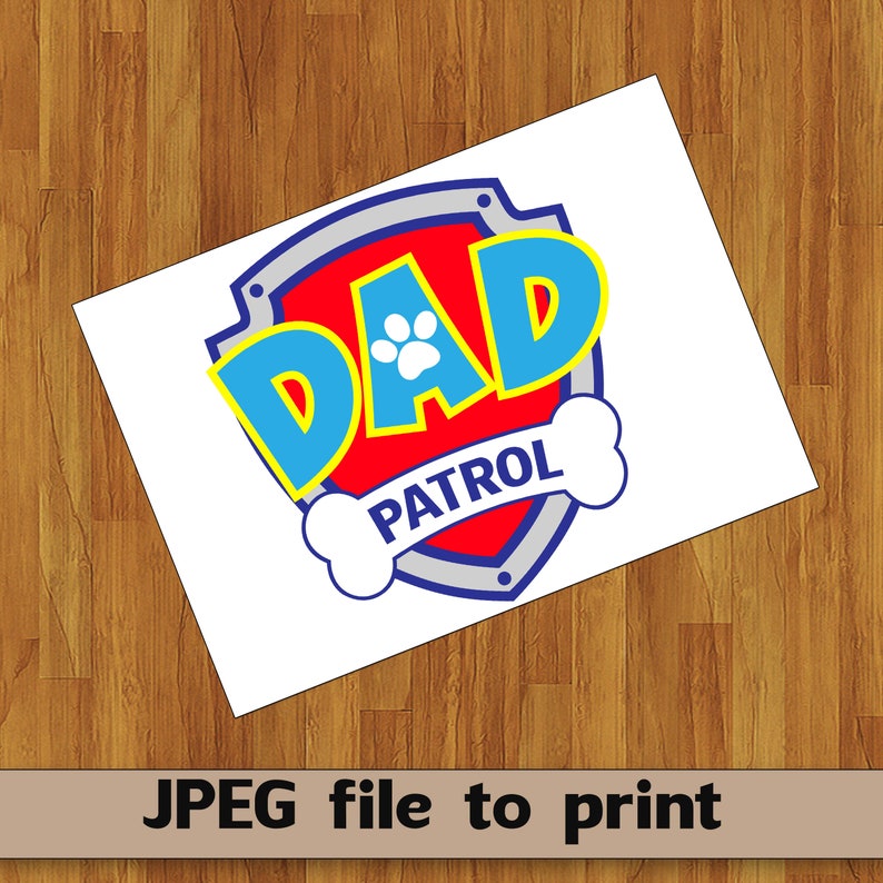 Download Patrol birthday svg Dad Patrol logo svg DIY Dad Patrol | Etsy