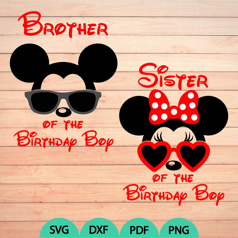 Mouse family birthday svg Mouse Family set svg Mickey ...