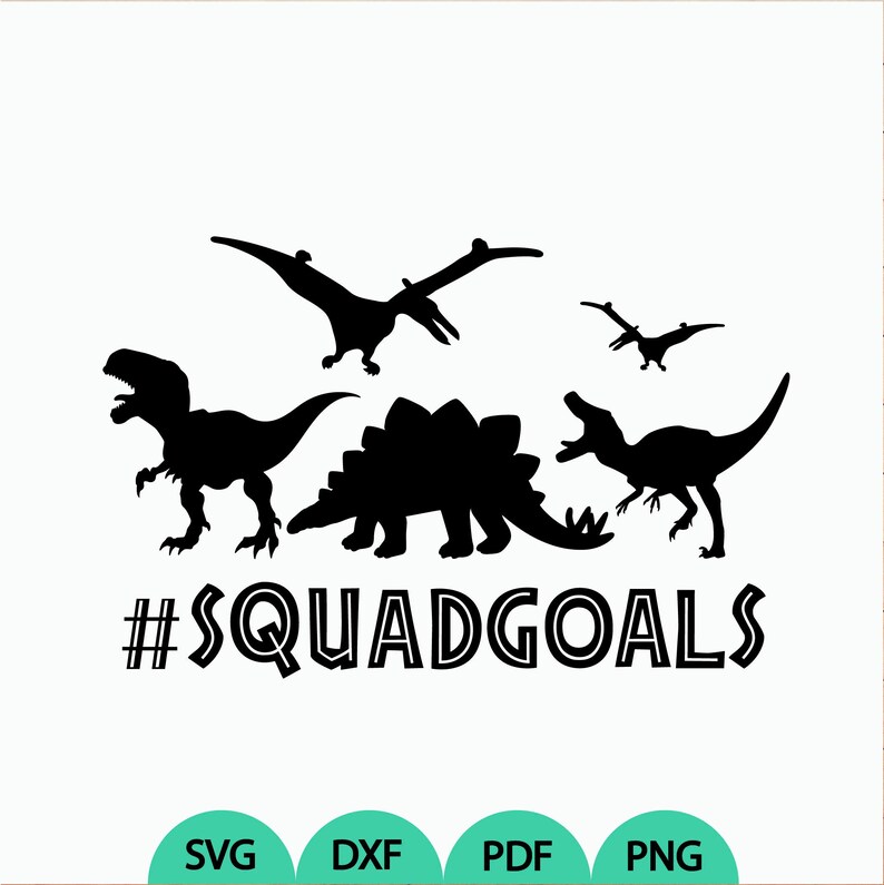 Download Dinosaur squad svg Dinosaur svg T-rex svg Dino birthday party | Etsy